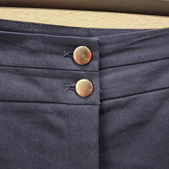 Style and Co Navy Blue Midrise Capri Pants Size 16 - Picture 6 of 12
